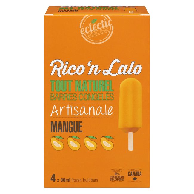 Rico N' Lalo's Mango Fruit Bar, 80 Ml -- 48 Per Case