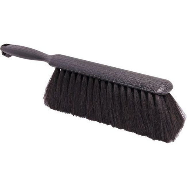 Carlisle 3638003 Black Counter Brush With Horsehair Bristles, 9 In Length