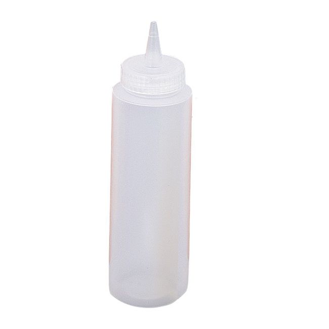 Browne Polyethylene Clear Squeeze Dispenser, 12 Oz Capacity -- 12 Per Case