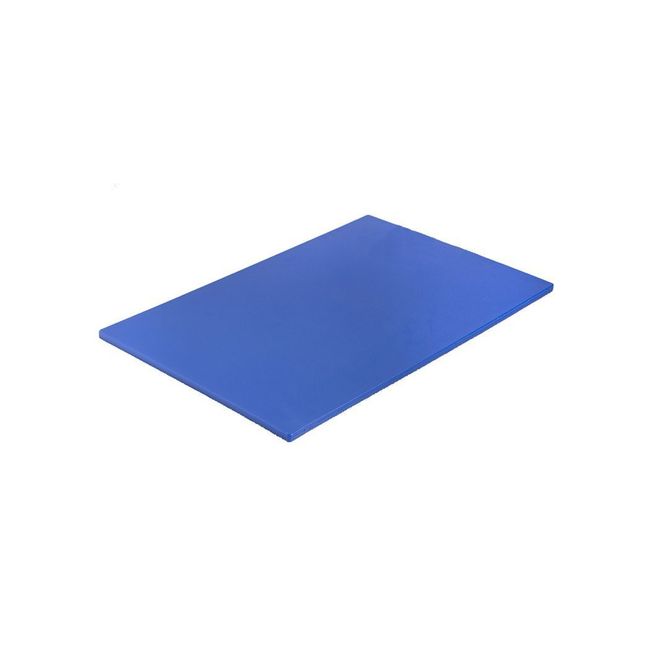 Browne Polyethylene Medium Density Blue Cutting Board, 12 X 18 X 0.5 In
