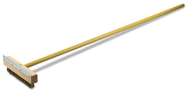 Browne Oven Brush With Scraper And Handle, 36 In