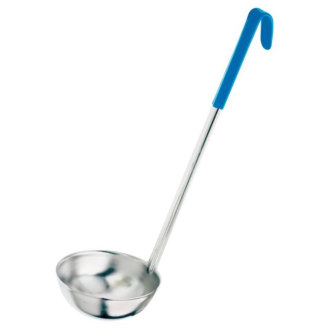 Browne Louche À Manche Enduit Bleu, 2 Oz