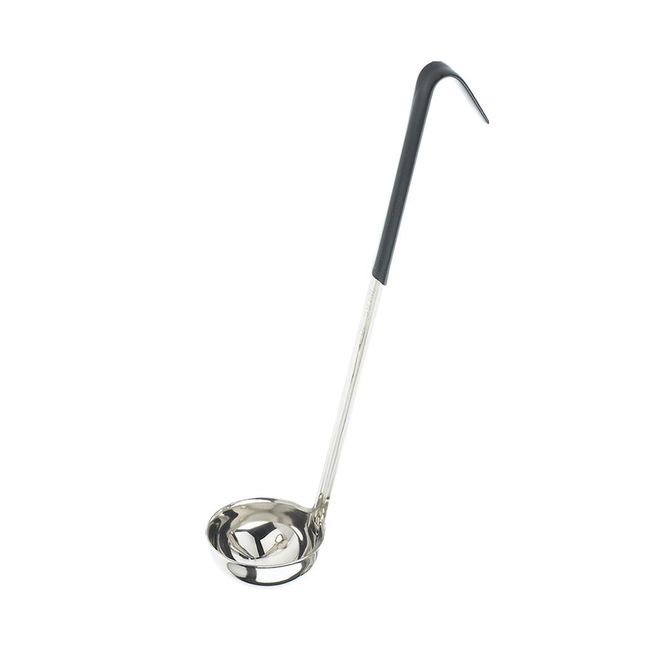 Browne Black Coated Handle Ladle, 4 Oz