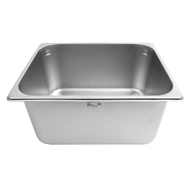 Vollrath 20269 Super Pan V Stainless Steel Half Size Steam Table Pan, 6 In Deep