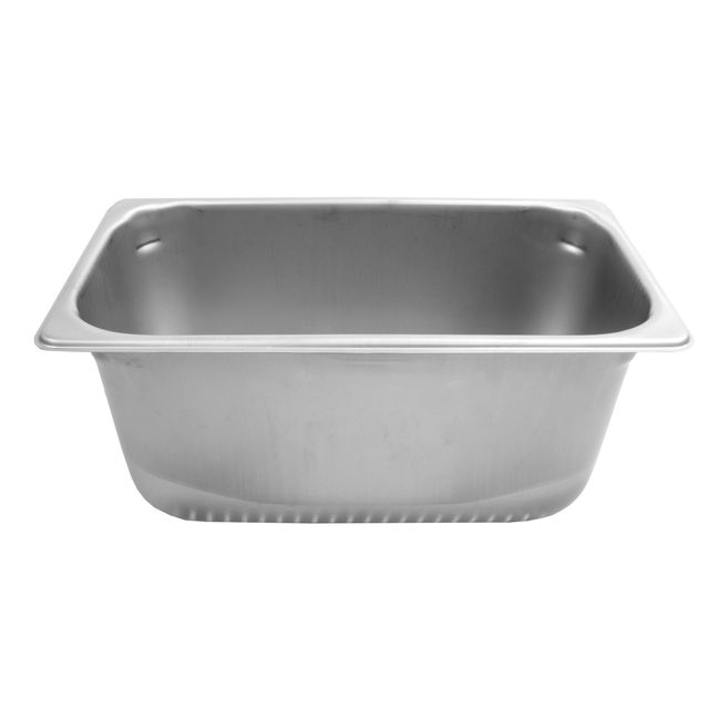 Vollrath 20369 Super Pan V Stainless Steel Third Size Steam Table Pan, 6 In Deep