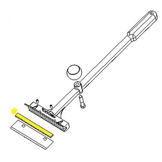 Vollrath 1106r Blade Pressure Plate For Grill Tender Scraper