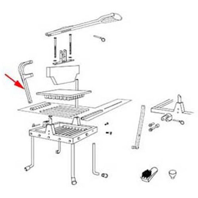 Vollrath 4413 Operating Arm Linkage For Lettuce King Iv Lettuce Cutter
