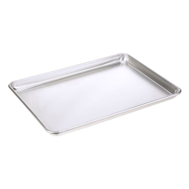 Vollrath 5303 Wear Ever Heavy Duty 18 Gauge Aluminum Half Size Sheet Pan With Natural Finish