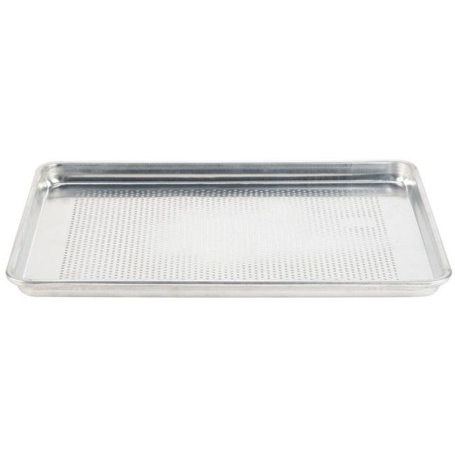 Vollrath 5303p Wear Ever Heavy Duty 18 Gauge Aluminum Half Size Perforated Sheet Pan With Natural Finish