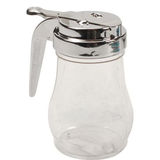 Vollrath 1212 Plastic Serving Jar With Chrome Plated Top, 10 Oz Capacity