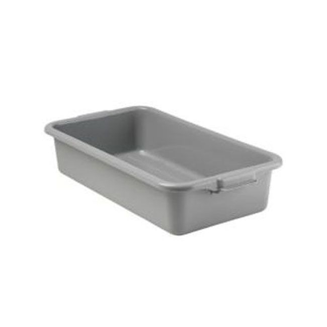 Vollrath 1529-31 Traex Polyethylene Grey 1 Compartment Bus Box, 23.5 X 12 X 5.25 In