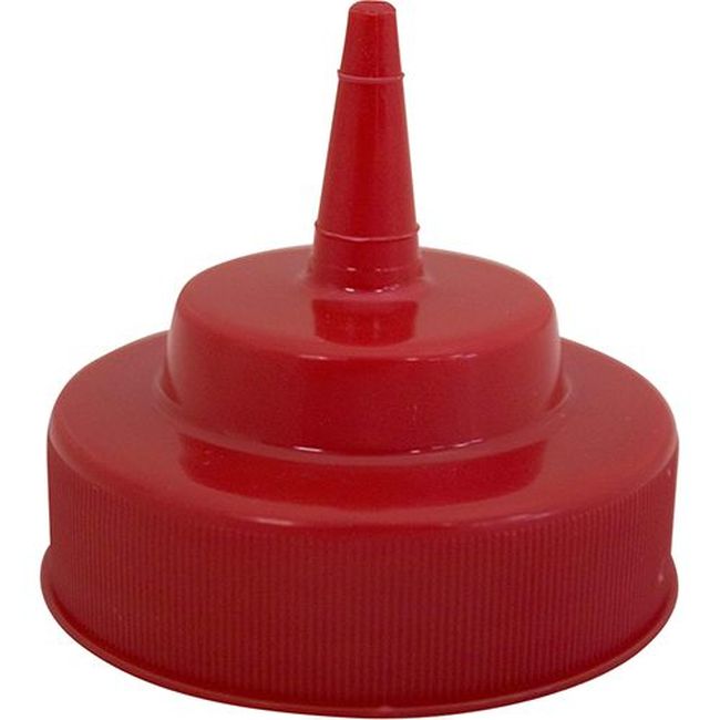 Vollrath 4913-02 Traex Red Single Tip Cap For Wide Mouth Squeeze Dispenser