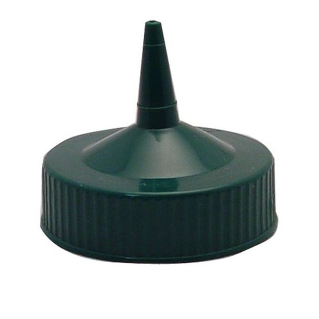 Vollrath 4913-191 Traex Vista Green Single Tip Cap For Wide Mouth Squeeze Dispenser