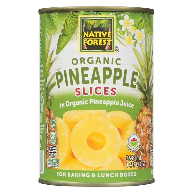 Endangered Species Organic Pineapple Slices In Juice, 398 Ml -- 6 Per Case