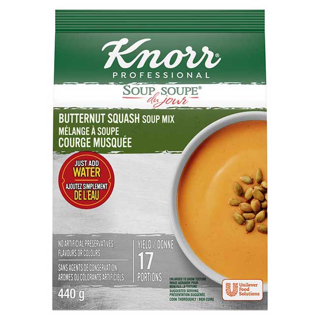 Knorr Professional Soup Du Jour Butternut Squash Soup Mix, 440 G