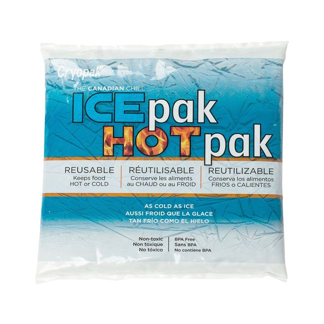 Cryopak Ice Pak / Hot Pak Gel Bag, 5.75 X 5.75 Inch -- 24 Per Case