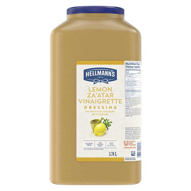 Hellmann's Lemon Za'atar Vinaigrette Dressing, 3.78 L