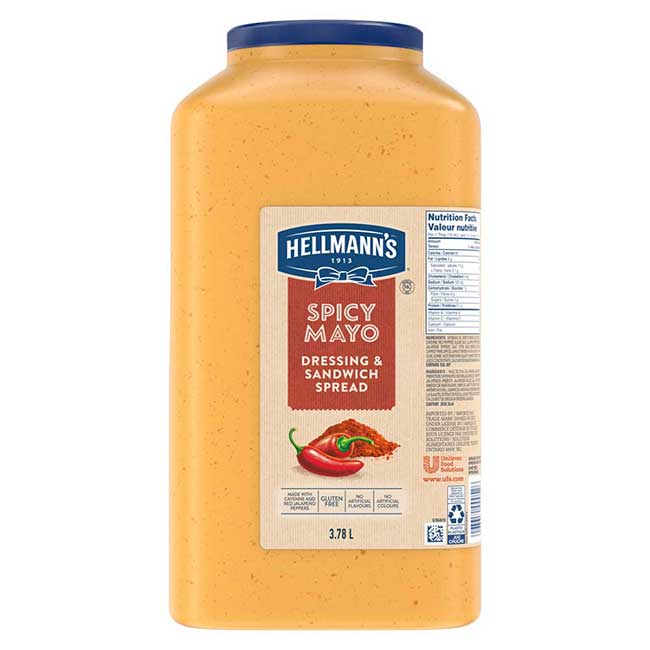 Hellmann's Spicy Mayonnaise, 3.78 L