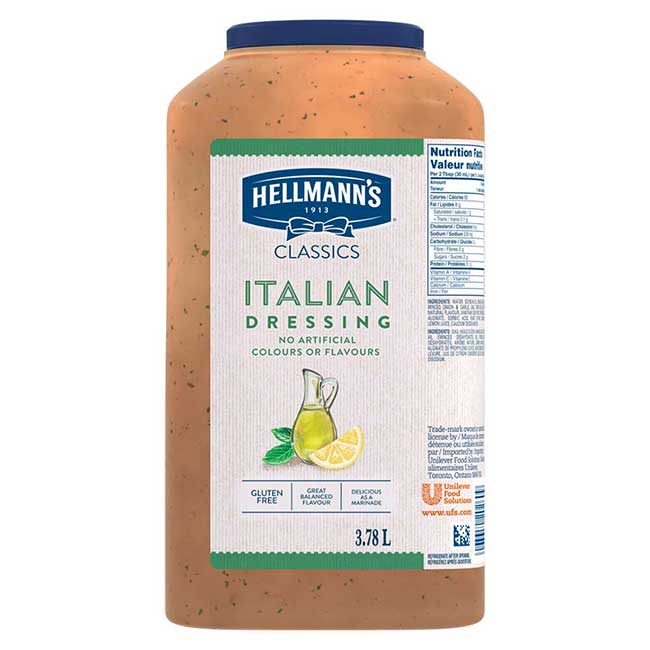 Hellmann's Gluten Free Italian Classic Dressing, 3.78 L