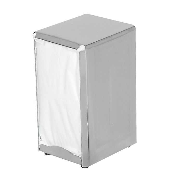Browne Stainless Steel Napkin Dispenser, 4 X 4.5 X 7.5 In