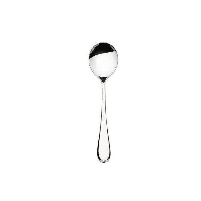 Browne Lumino 18/0 Stainless Steel Mirror Finish Dessert Spoon, 7.75 In -- 12 Per Case
