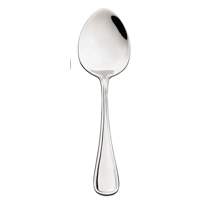 Browne Celine 18/0 Stainless Steel Mirror Finish Dessert Spoon, 7.3 In -- 12 Per Case