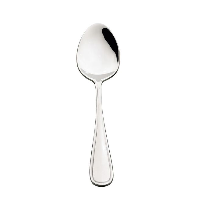 Browne Celine 18/0 Stainless Steel Mirror Finish Teaspoon, 6.4 In -- 12 Per Case