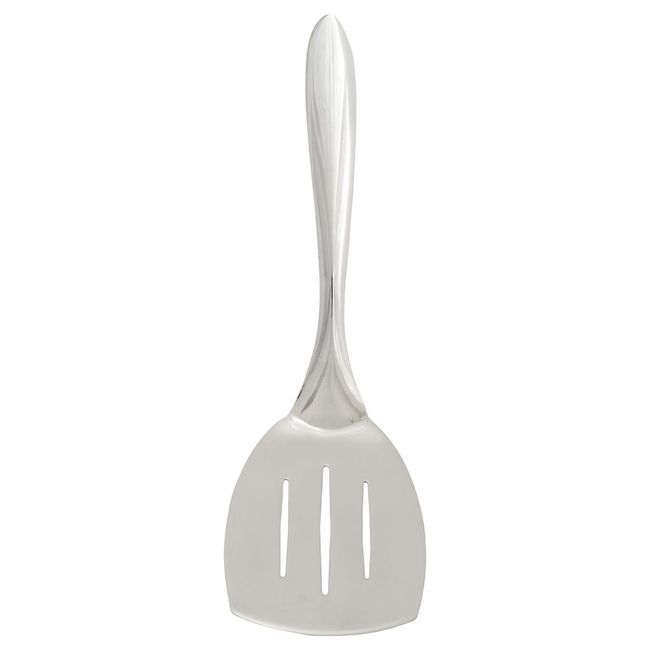 Browne Eclipse 18/8 Stainless Steel Mirror Finish Slotted Turner, 14 In