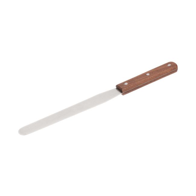 Browne 18/8 Stainless Steel Blade Straight Flat Spatula, 8 X 1.25 In