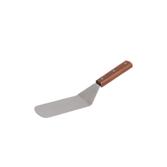 Browne Stainless Steel Solid Flexible Perforated Turner, 8 X 3 In