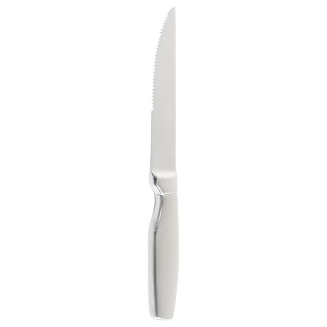 Browne Stainless Steel Serrated Pointed Blade Hollow Handle Contre Filet Steak Knife, 9.75 In -- 12 Per Case