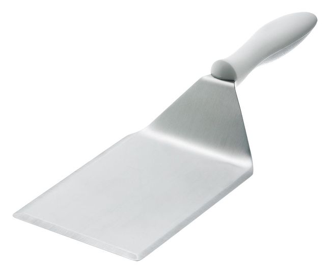 Browne Large Beveled Blade Turner With White Handle, 5 X 6 In