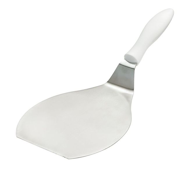 Browne Stainless Steel Blade Pancake Round Turner, 7.5 X 6.5 In