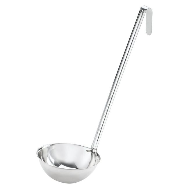 Browne Conventional Heavy Gauge Stainless Steel Two-piece Ladle, 12 Oz Capacity