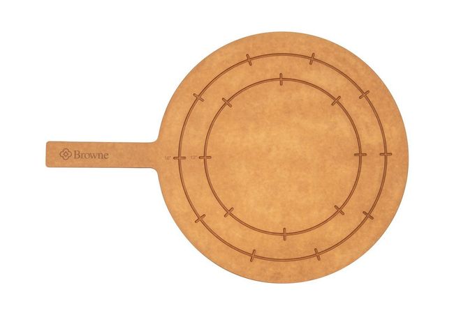 Browne Fibre Wood Measuring Pizza Paddle, 19.5 In