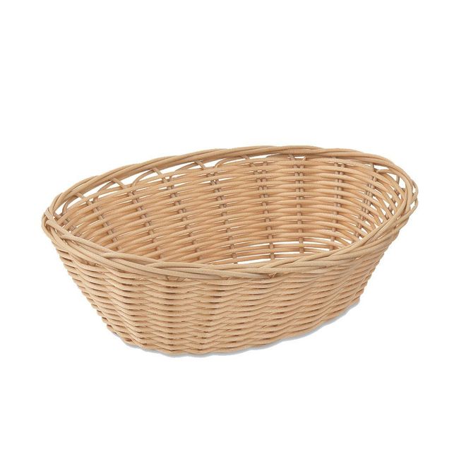 Browne Oval Bread Basket, 9 X 7 X 3 In