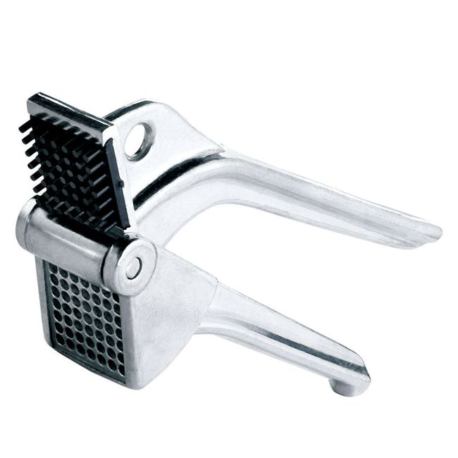 Browne Die Cast Aluminum Heavy Duty Garlic Press, 8 In