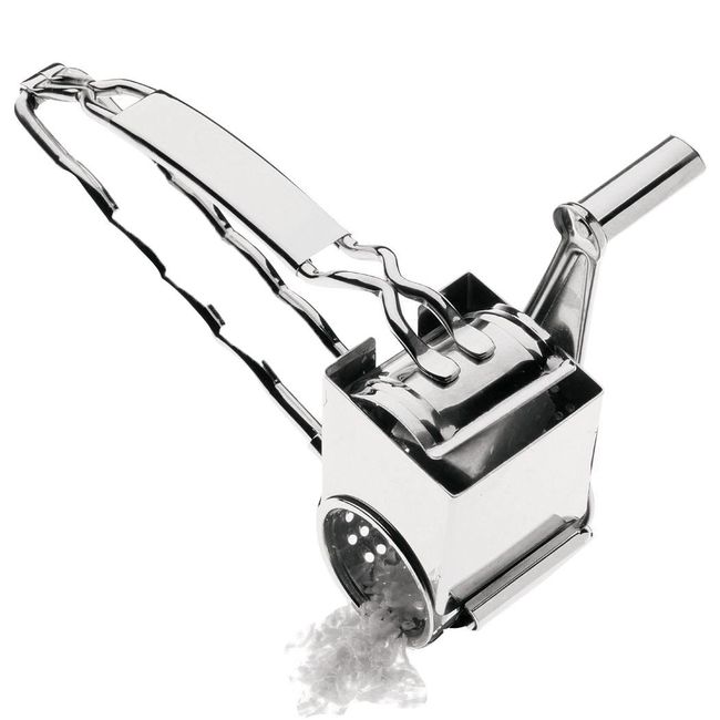 Browne Stainless Steel Jumbo Rotary Cheese Grater, 8.25 X 2.5 X 3.75 In
