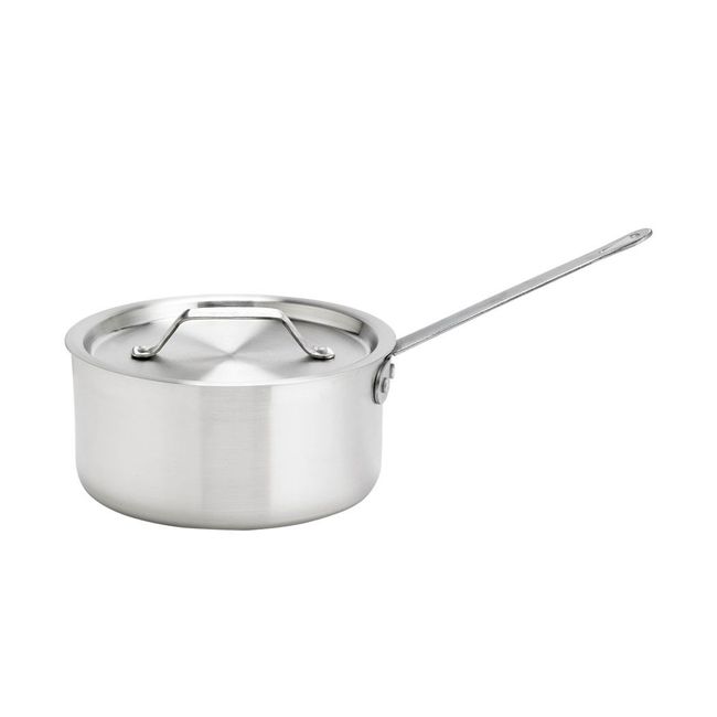Browne Thermalloy Heavy Weight Aluminum Straight Side Sauce Pan, 3.75 Qt Capacity