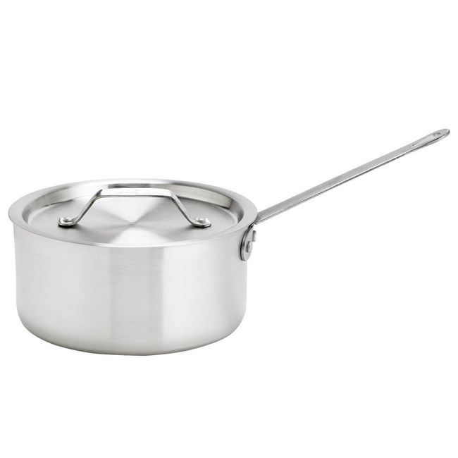 Browne Thermalloy Heavy Weight Aluminum Straight Side Sauce Pan, 7.5 Qt Capacity