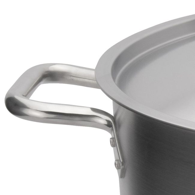 Browne Elements Stainless Steel Stock Pot With Cover, 40 Qt Capacity