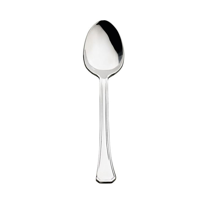 Browne Oxford 18/0 Stainless Steel Mirror Finish Dessert Spoon, 7.1 In -- 12 Per Case