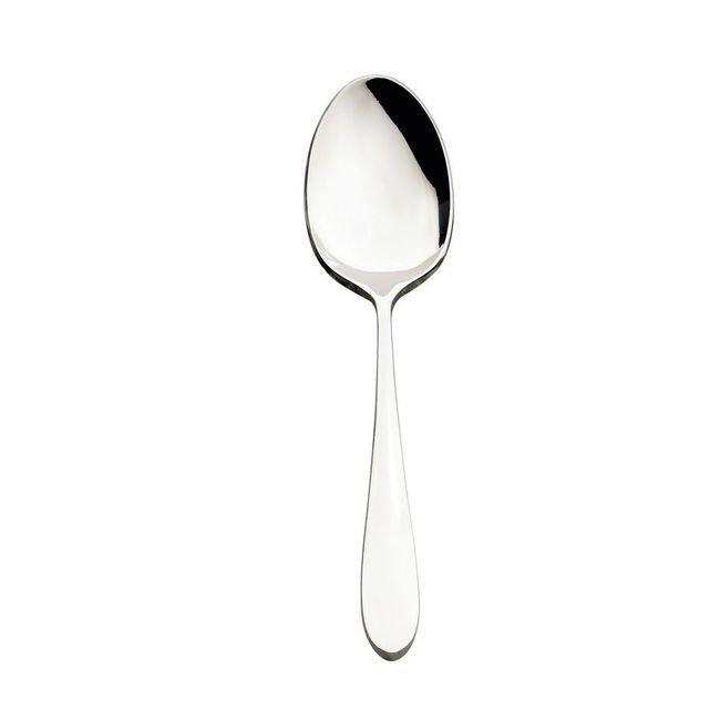 Browne Eclipse 18/10 Stainless Steel Mirror Finish Dessert Spoon, 7.1 In -- 12 Per Case