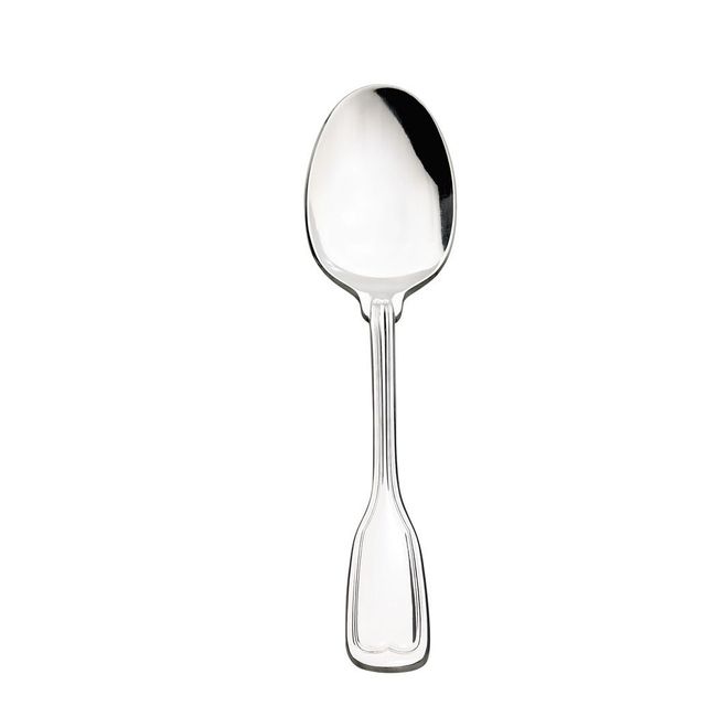 Browne Lafayette 18/0 Stainless Steel Mirror Finish Dessert Spoon, 7.3 In -- 12 Per Case
