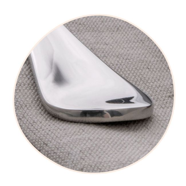 Browne Luna 18/10 Stainless Steel Mirror Finish Dessert Spoon, 7 In -- 12 Per Case