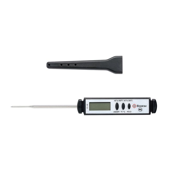 Browne Thermomètre De Poche À Pointe Fine De 1,5 Mm, De -40 À 450 Degrés Fahrenheit, 2,75 Pouces