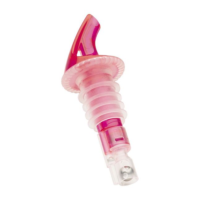 Sure Shot Red Measured Liquor Pourer Without Collar, 1 Oz -- 12 Per Case