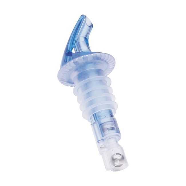 Sure Shot Blue Measured Liquor Pourer Without Collar, 1 Oz -- 12 Per Case