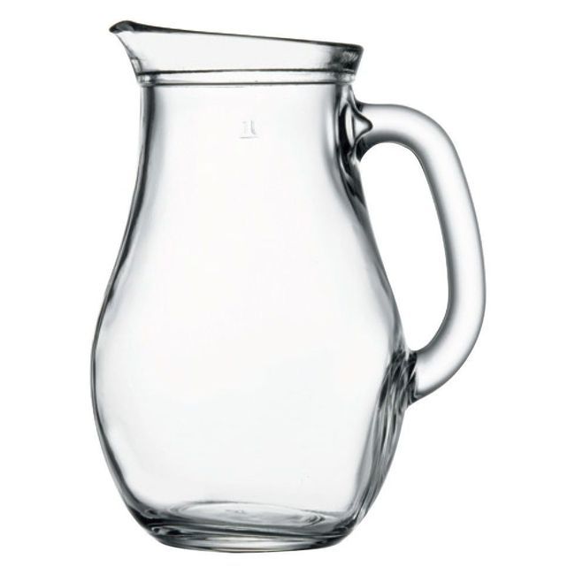 Pasabahce Bistro Pitcher, 33.8 Oz -- 6 Per Case
