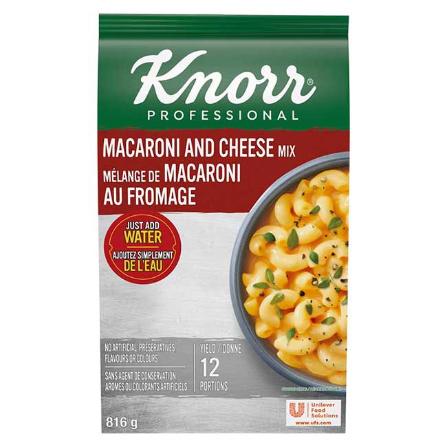 Knorr Professional Soup Du Jour Mélange De Macaronis Et Fromage, 816 G